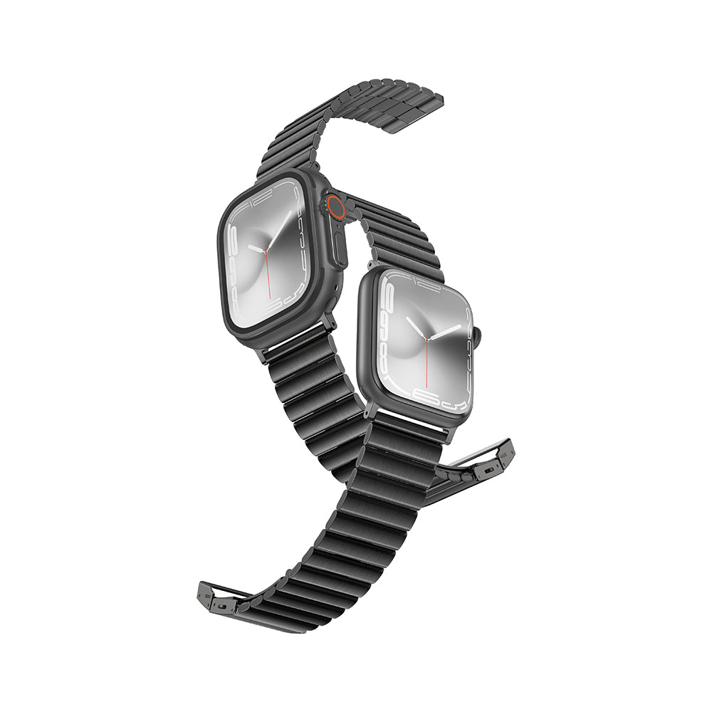 Amazingthing Titan Steel Apple Watch 46mm Metal Kordon - 9 Amazingthing Titan Steel Apple Watch 46mm Metal Kordon - 9